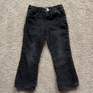 Zara Toddler Girl size 3-4 Black Denim Jeans